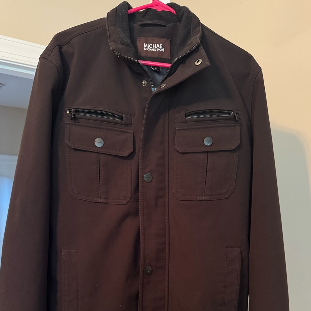 Michael Kors Black Military Jacket